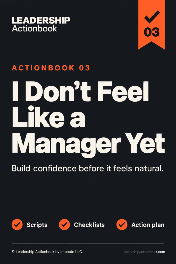 I Don’t Feel Like a Manager Yet